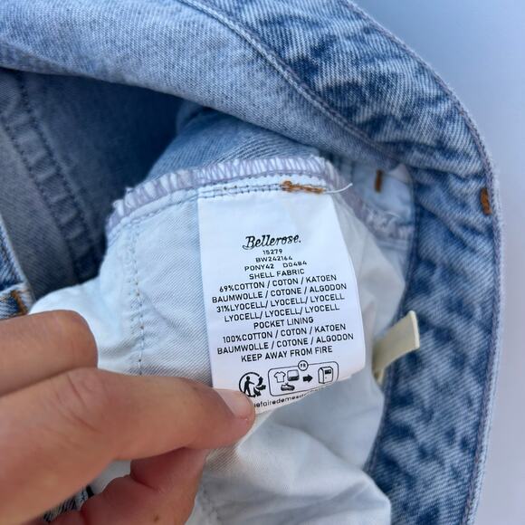 Bellerose Women’s Pony Straight Leg High Rise It Blue Jeans Pants Size 31 - Picture 10 of 10